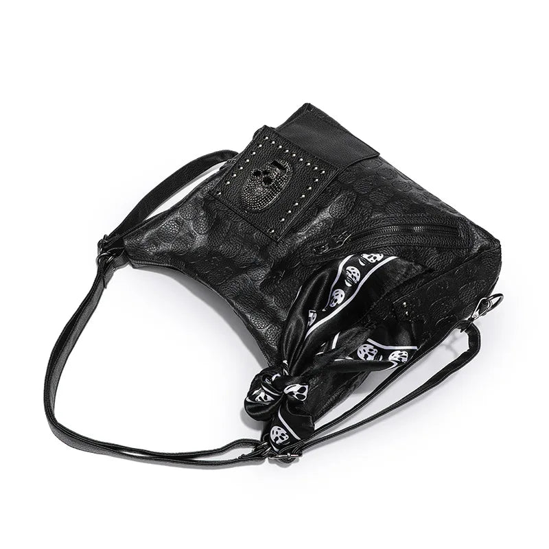 Bone Rebel Skull Shoulder Bag Shoptery