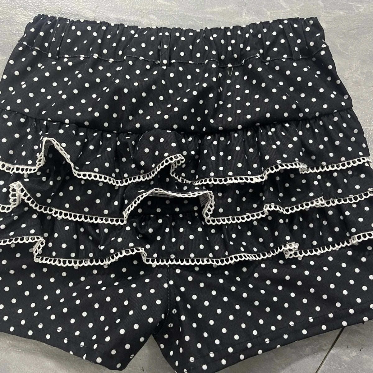 Fairy Kei Hello Piano Polka Dot Bow Shorts Shoptery