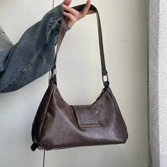 Mocha Y2k Mini Shoulder Bag Shoptery