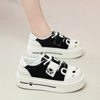 Fairy Kei Pastel Cat Paw Platform Sneakers Shoptery
