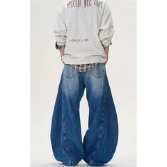 Eclipse Panel Flare Edgy Y2k Jeans Shoptery