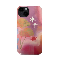 Abstract Leaves & Stars iPhone Case 1 Shoptery