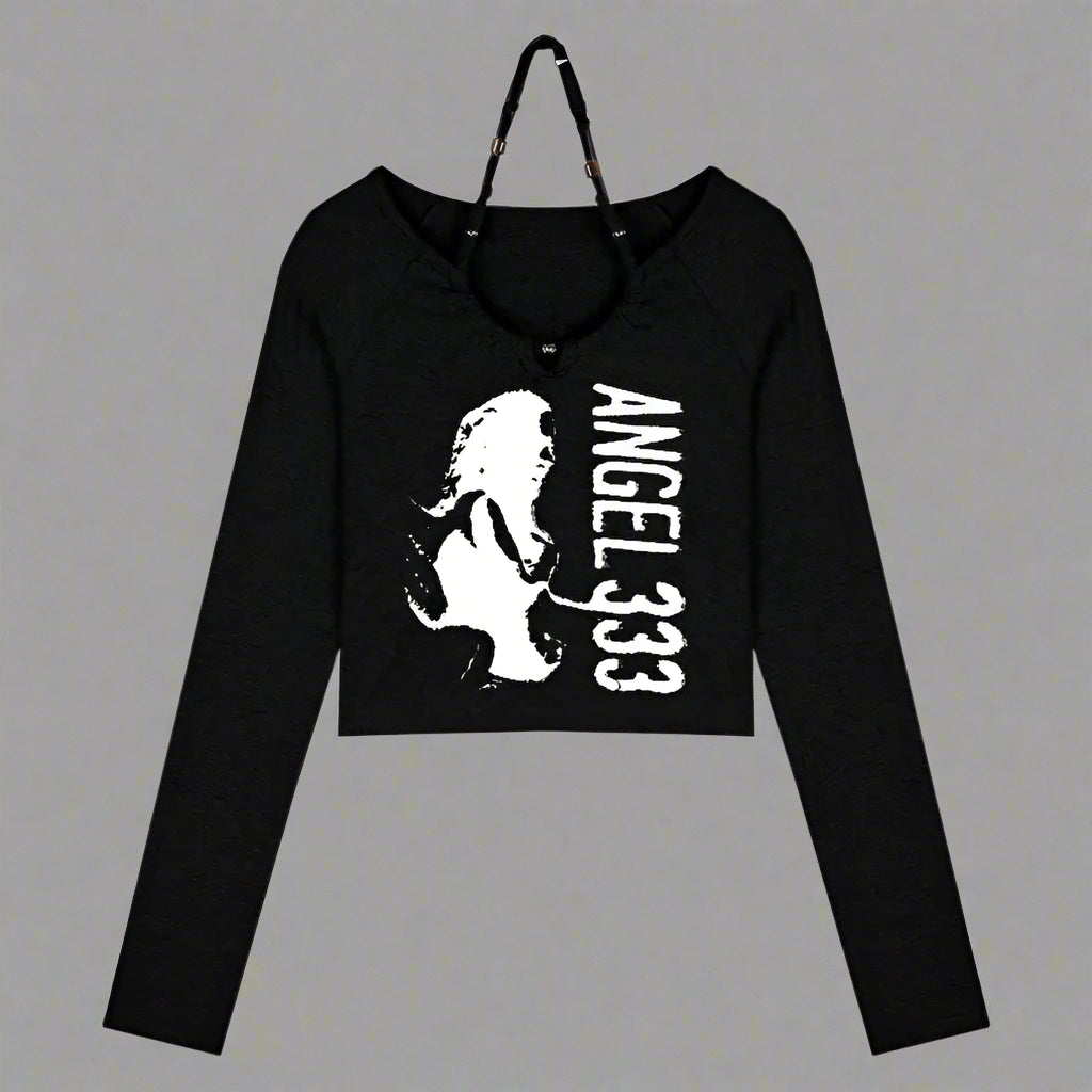 Alt Muse Long Sleeve Top black Shoptery