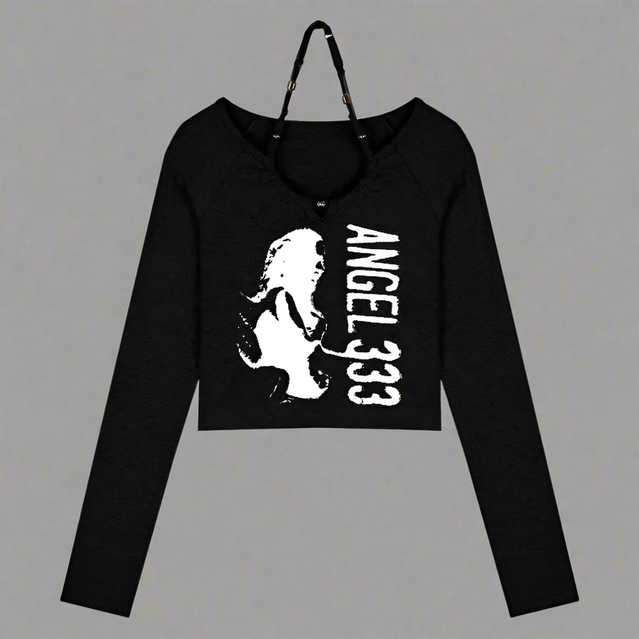 Alt Muse Long Sleeve Top black Shoptery
