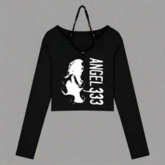 Alt Muse Long Sleeve Top black Shoptery