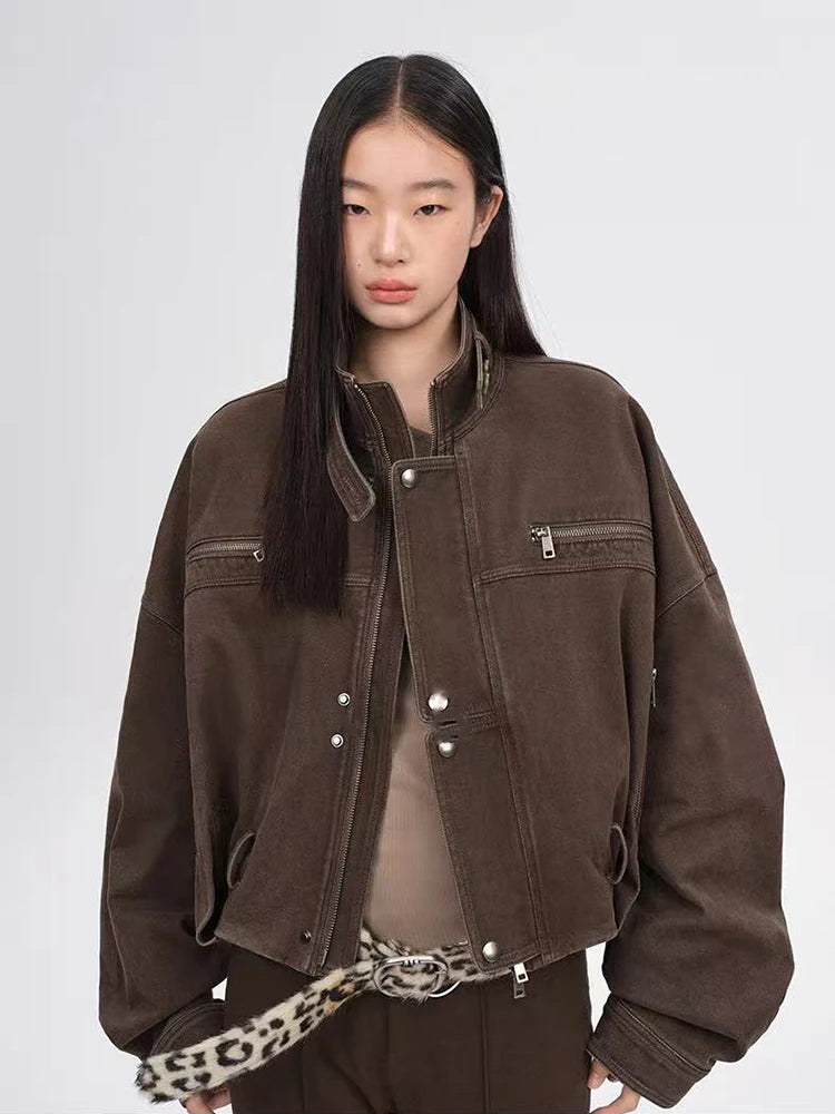 Streetcore Buckle-Up Oversized Jacket Shoptery