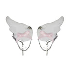 Decora Angel Wing Hair Clip with Cross Heart & Bow Accessories 2PCS-11CM 2 Shoptery