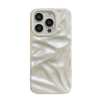 Case – Satin Cloud – 2000s Fashion – Stylish Cover Pearl White Shoptery