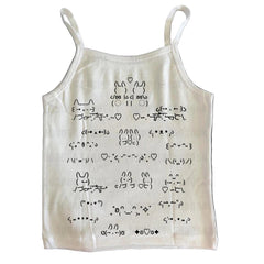 Emoticon Chaos Top WHITE Shoptery