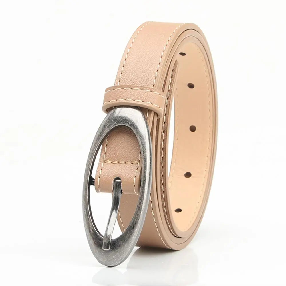 Sleek Orbit Minimal Aesthetic Belt khaki 106cm Shoptery