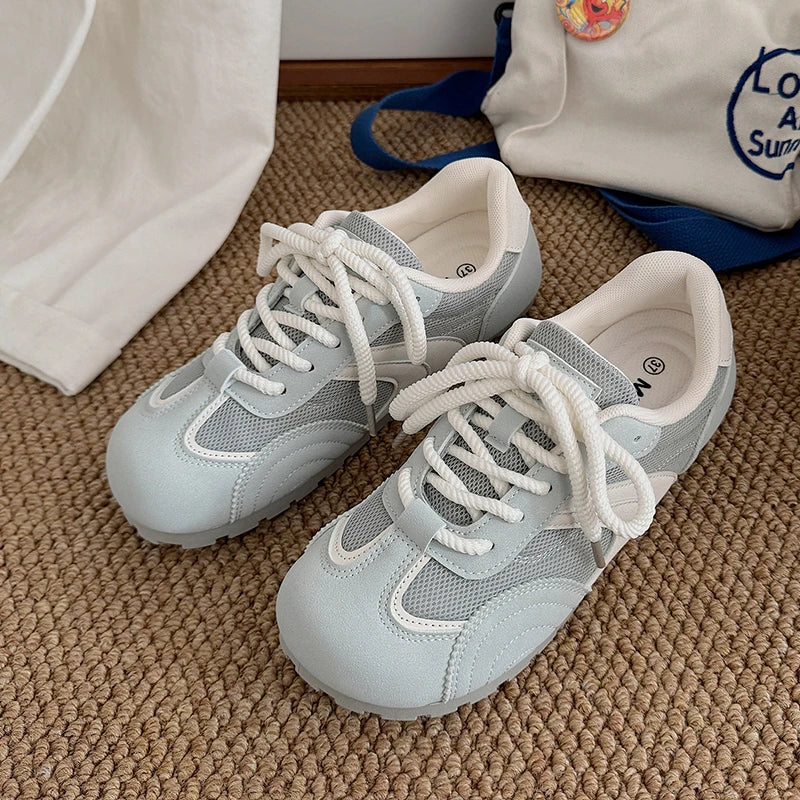 Sky Mist Soft Aesthetic Sneakers SKY BLUE Shoptery