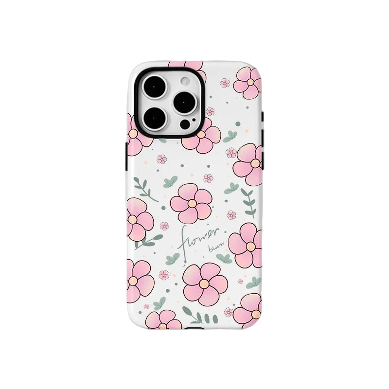 Pink Daisy Bloom Cute iPhone Case TYFL019 Shoptery