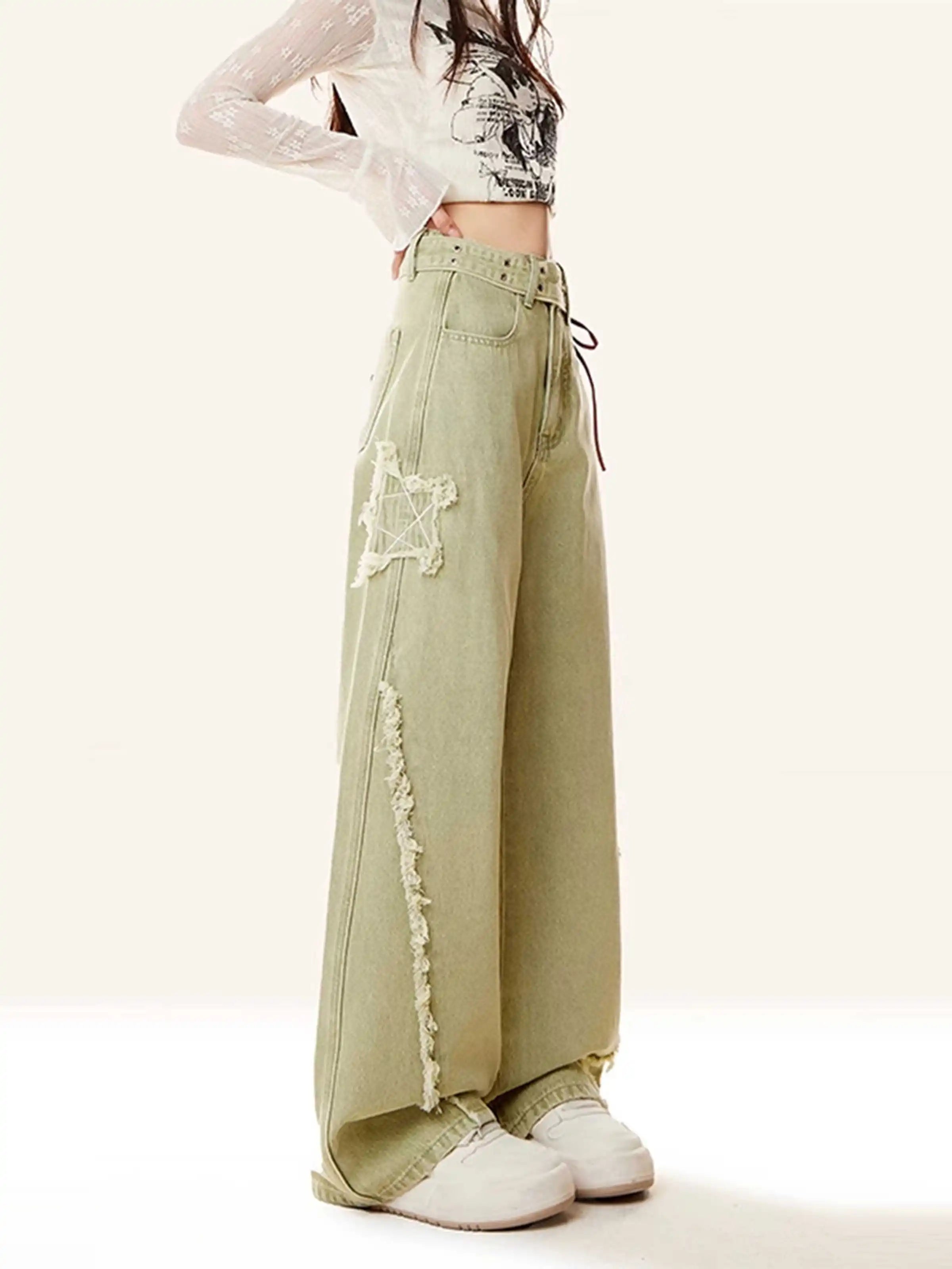 Starbound Y2k Wide Pants Shoptery