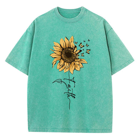 Golden Glow Nature Aesthetic T-Shirt Green Shoptery