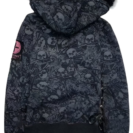 Dead Punks Skull Edgy Hoodie Shoptery