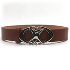 Belt – Cosmic Eclipse for Retro Style for Versatile Style brown 105cm Shoptery