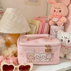 Pastel Cuddle Love Cute Cosmetic Bag Shoptery