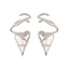 Pierced Love Drop Cute Earrings SILVER PLATED Shoptery