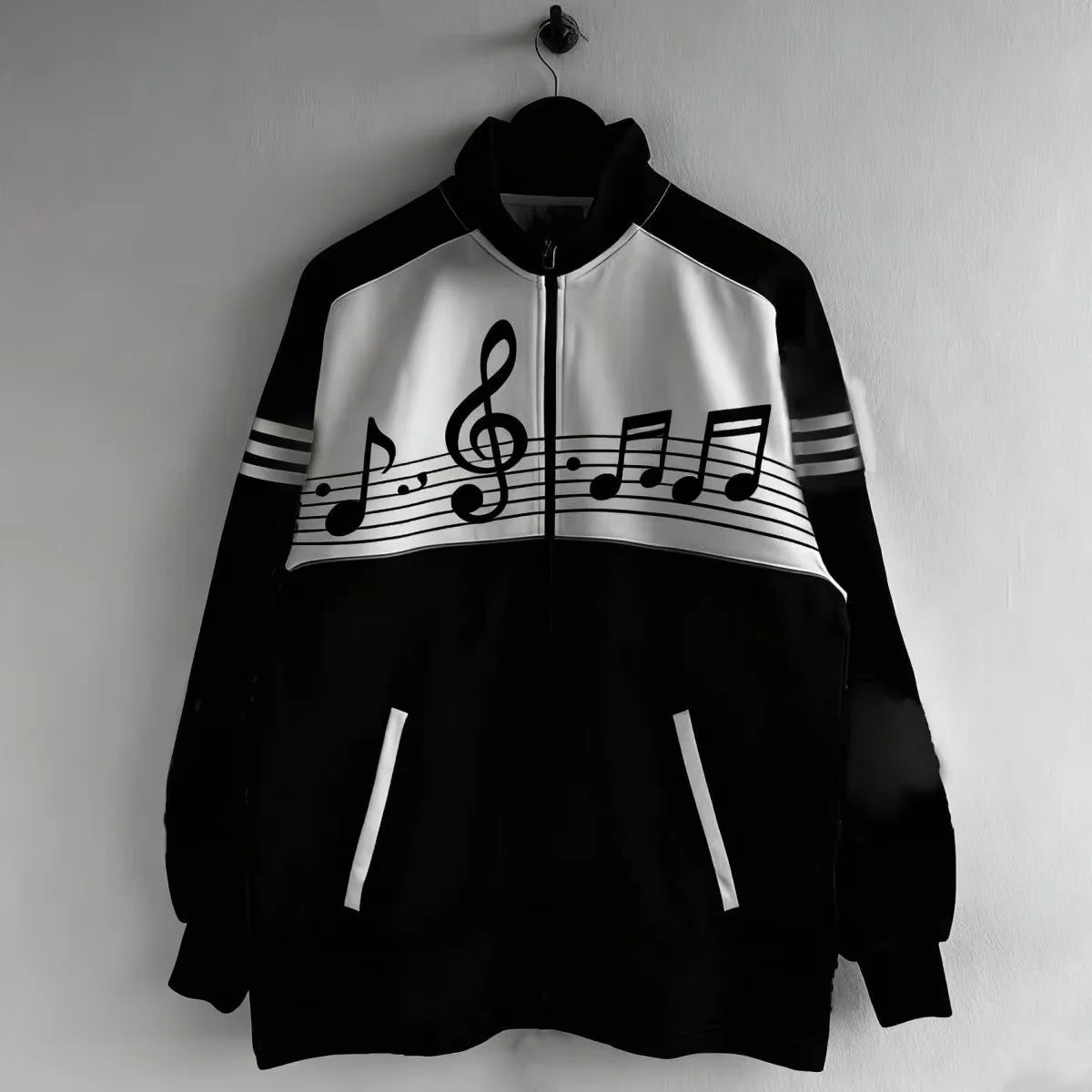Treble Vibes Track Hoodie 1 Shoptery