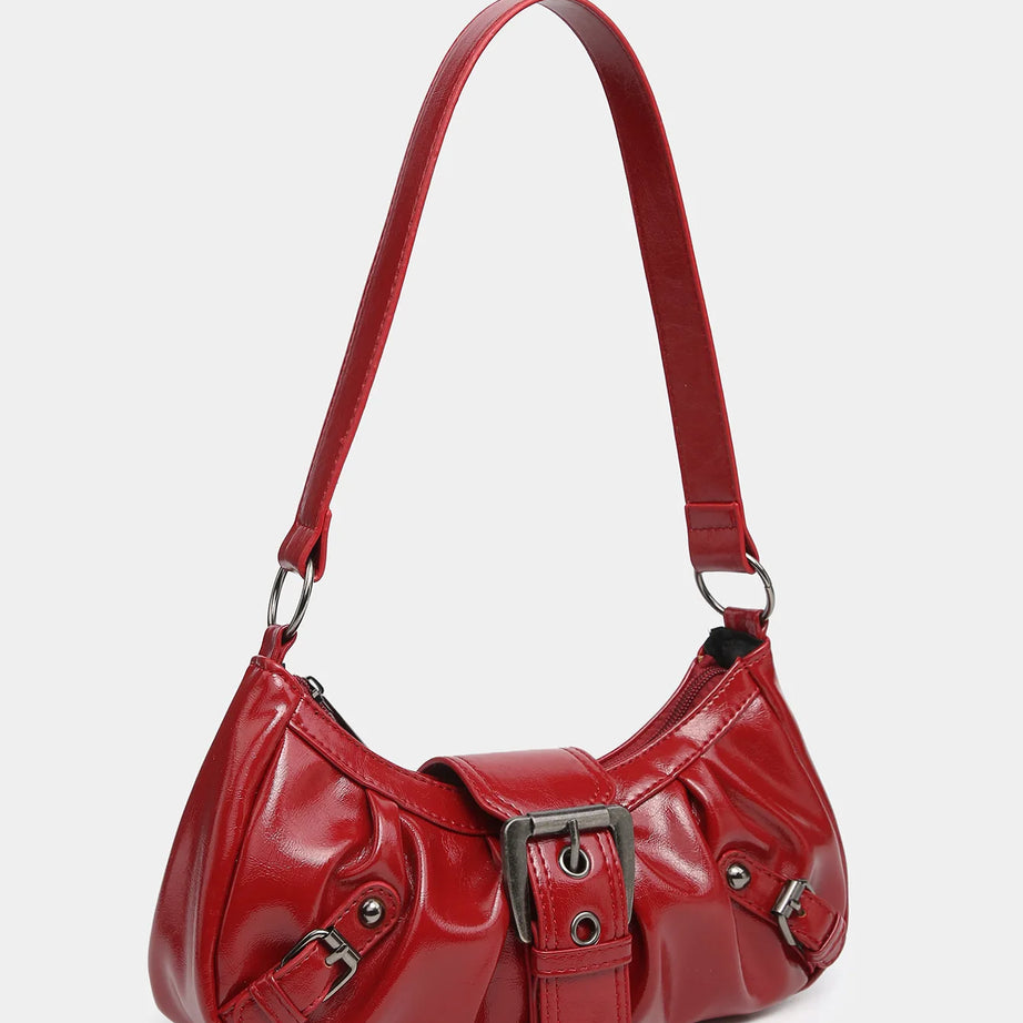 Buckle Rouge Y2k Shoulder Bag Shoptery