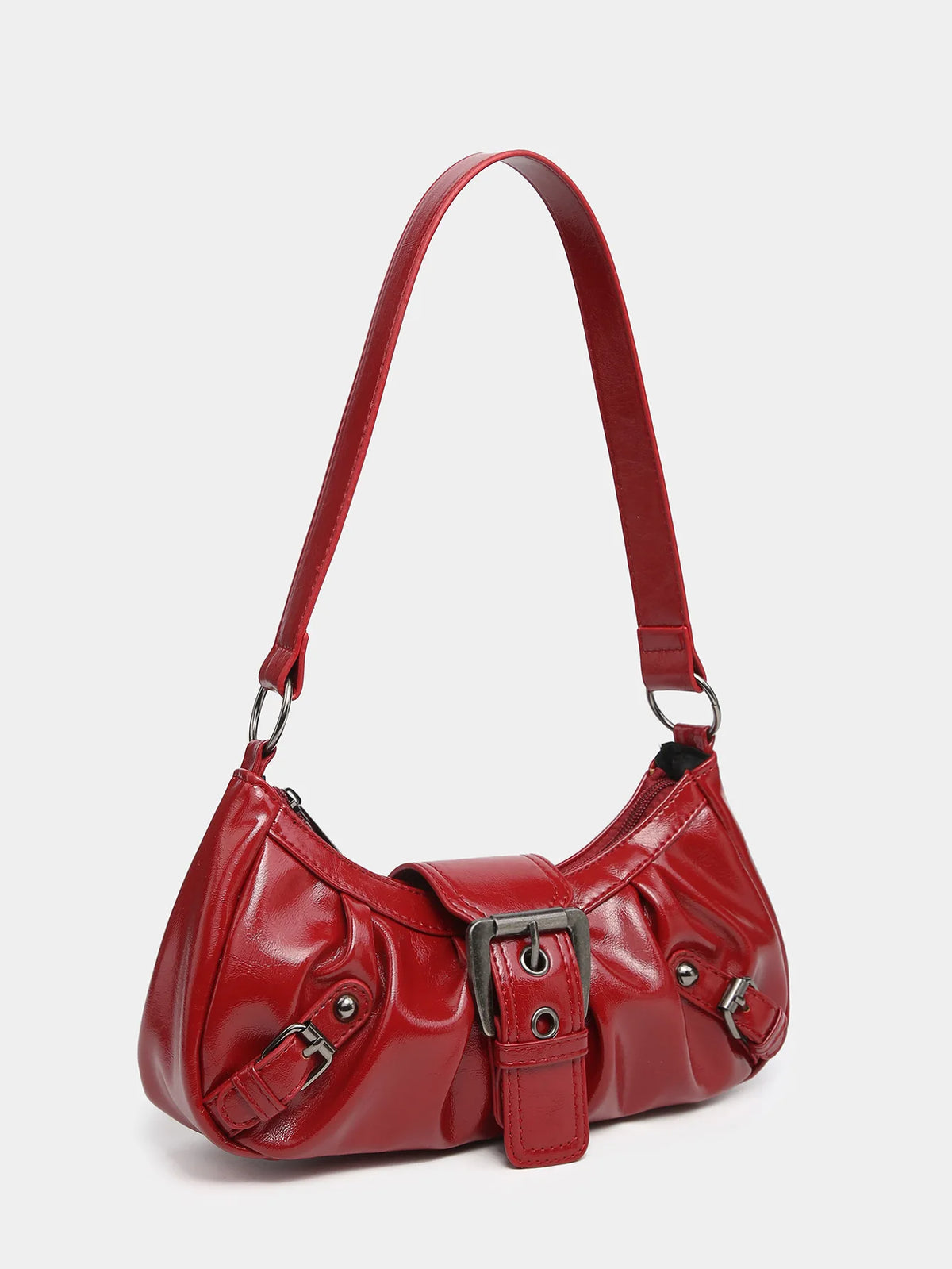 Buckle Rouge Y2k Shoulder Bag Shoptery