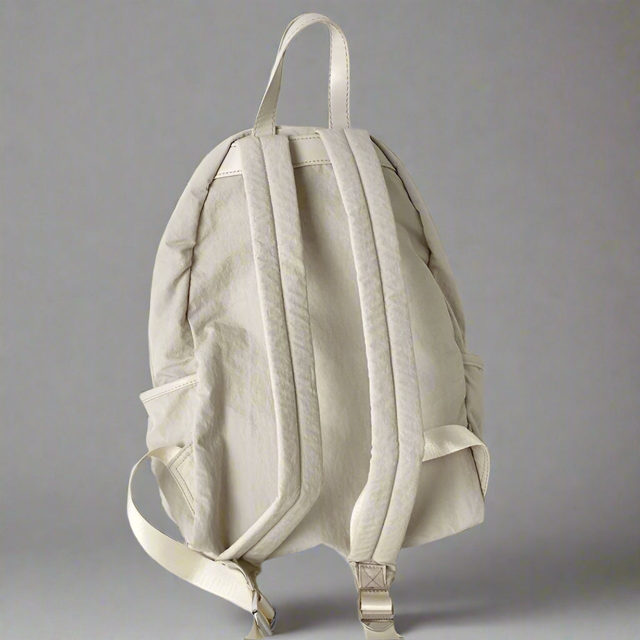 Cloud Beige Minimalist Aesthetic Backpack Shoptery