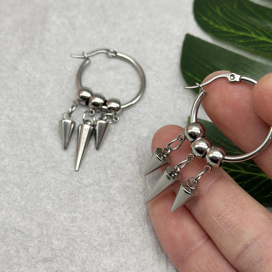 Edgy Dagger Earrings Shoptery