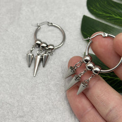 Edgy Dagger Earrings Shoptery