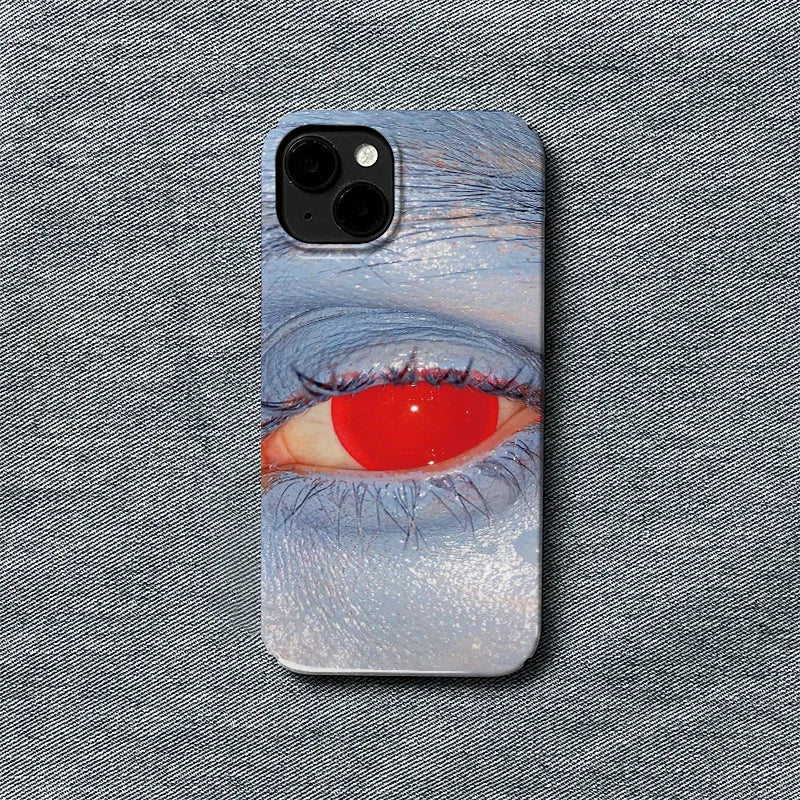 Red Eye Close-Up iPhone Case Shoptery