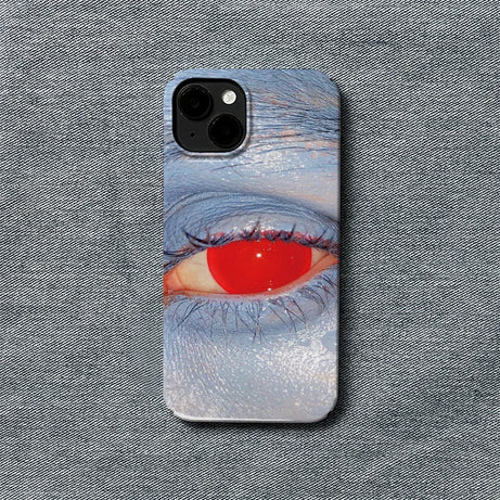 Red Eye Close-Up iPhone Case Shoptery