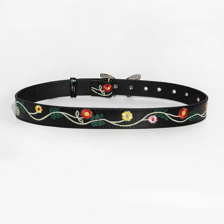 Bloomflight Butterfly Buckle Belt Shoptery