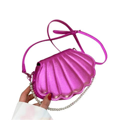 Mermaidcore Shine Shoulder Bag Rose Red Shoptery