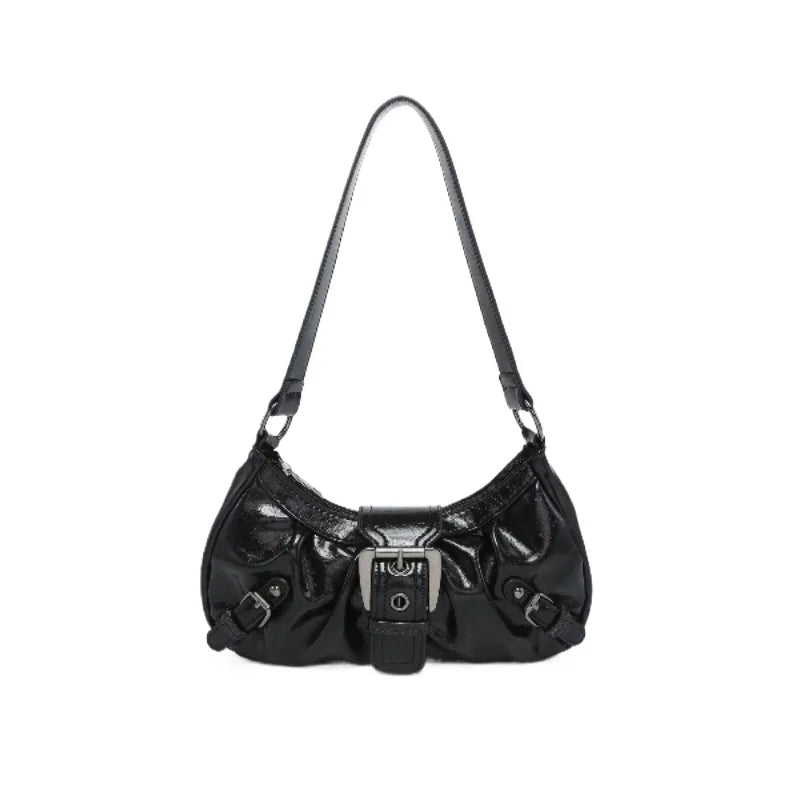 Mocha Y2k Mini Shoulder Bag Shoptery