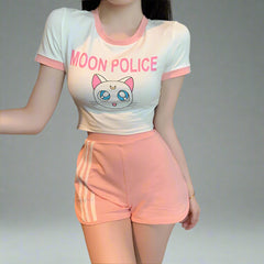 Kawaii Catcore Crop Top 02 Shoptery