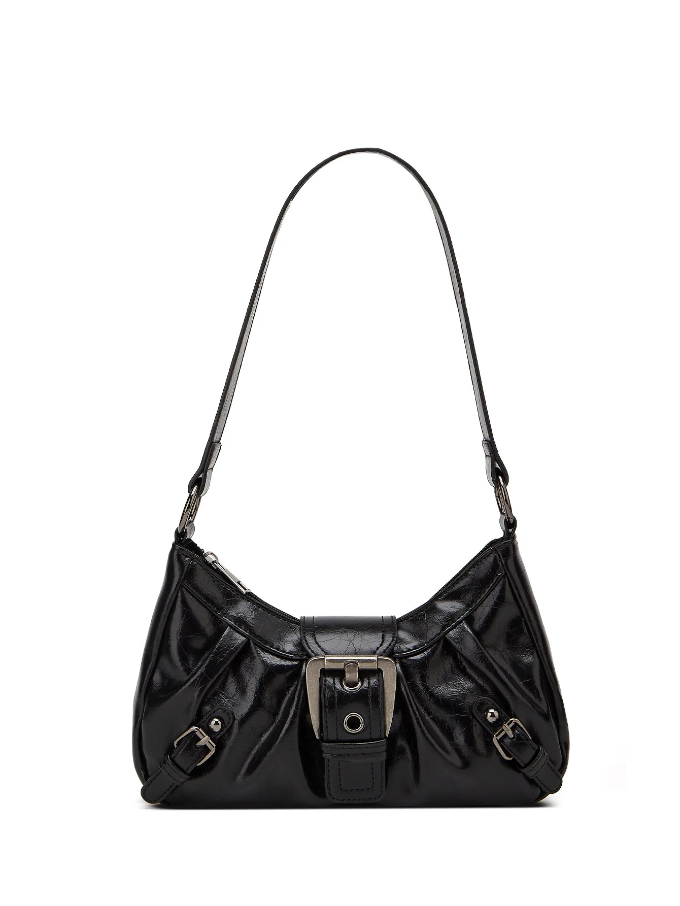 Dark Retro Y2K Shoulder Bag black Shoptery