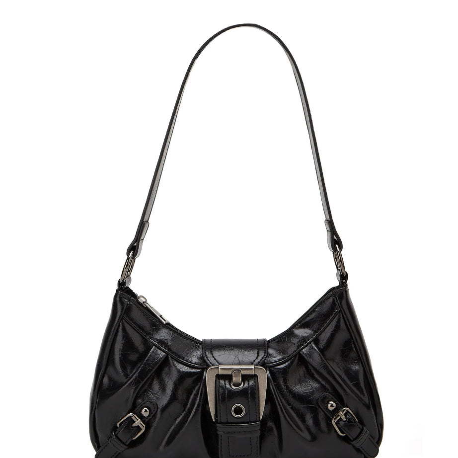 Dark Retro Y2K Shoulder Bag black Shoptery