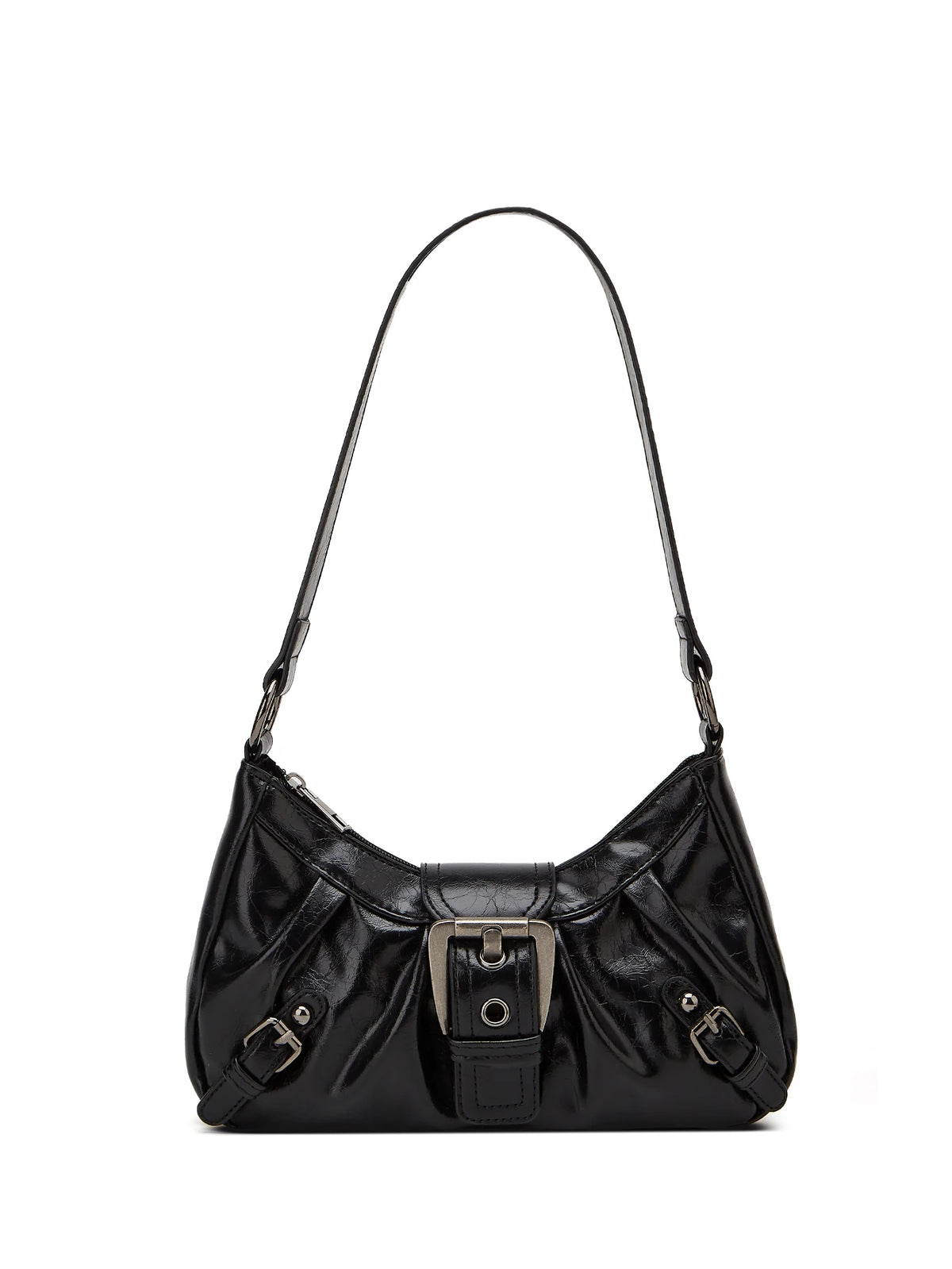 Dark Retro Y2K Shoulder Bag black Shoptery