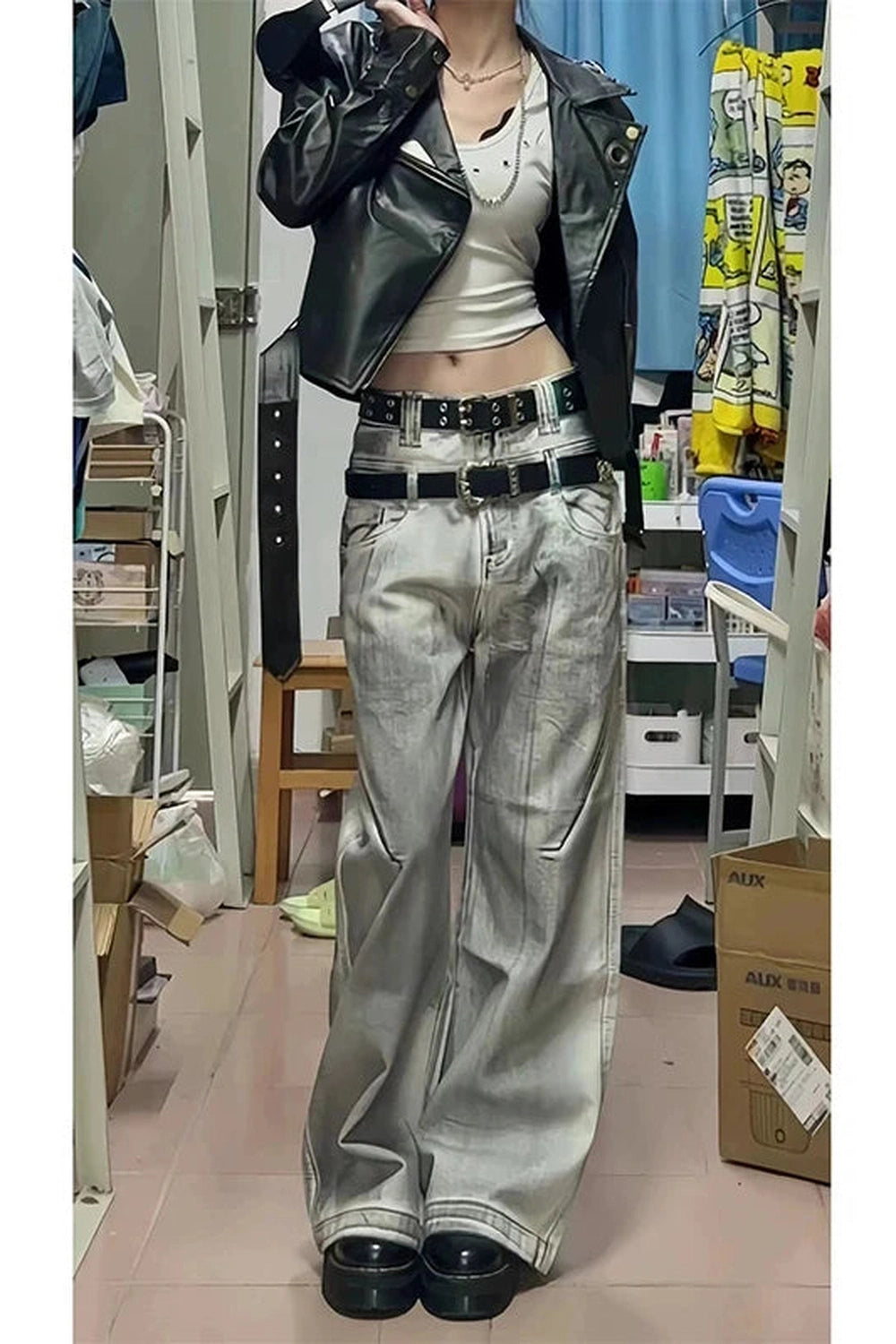 Pants – Y2k Metallic – Y2K Revival for Everyday Comfort Shoptery