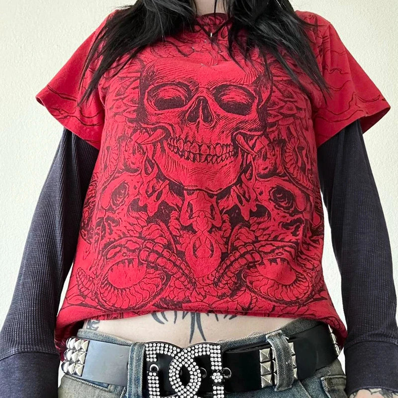 Spine Script Alt Long Sleeve Alt Top A Shoptery