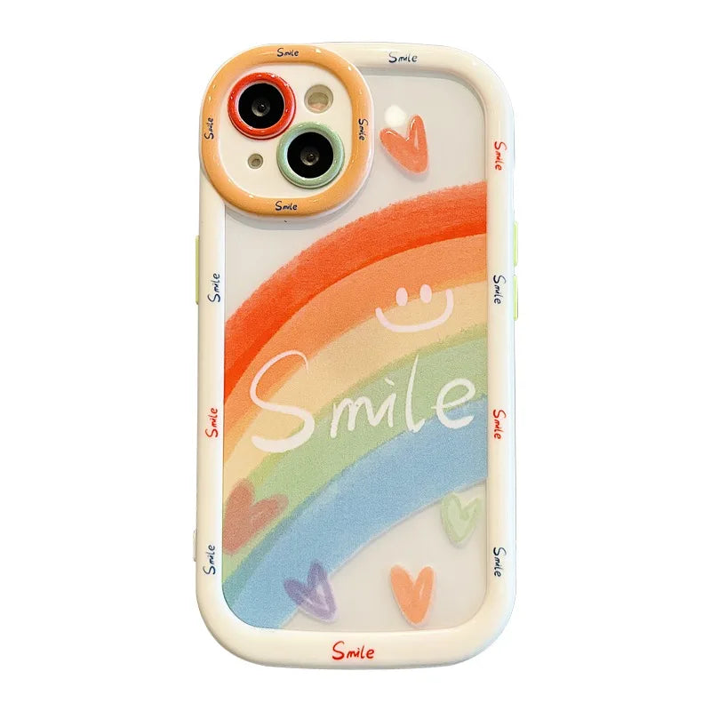 Rainbow Smile Soft iPhone Case 01 Shoptery