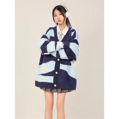 Celestial Wave Cozy Cardigan Shoptery