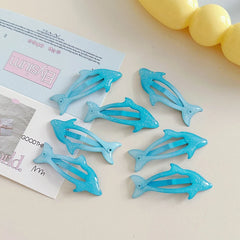 Mermaidcore Aqua Jump Dolphin Clips Shoptery