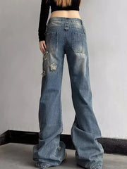Fall Wide Leg High Waist Jeans Shoptery