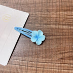 Decora Sakura Snap Clip Set Pink Cherry Blossom Hair Clips jdh blue Shoptery