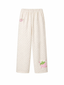 Fairy Kei Pastel Polka Dot Strawberry Embroidery Wide-Leg Pants Picture Shoptery