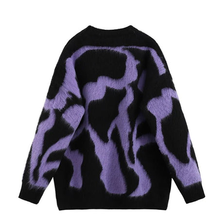 Abstract Dream Alt Edgy Oversized Sweater Shoptery