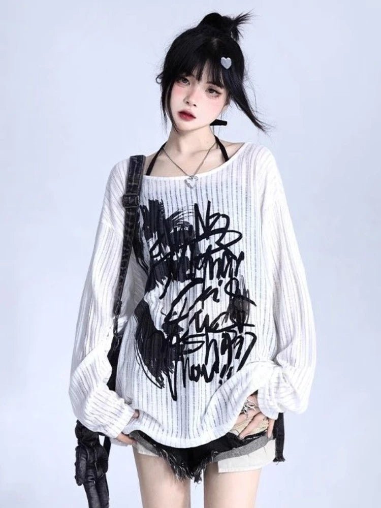 Abstract Echo Sweater - Sweaters