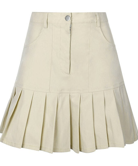 Aesthetic Y2K Pleated Skirt - Skirts