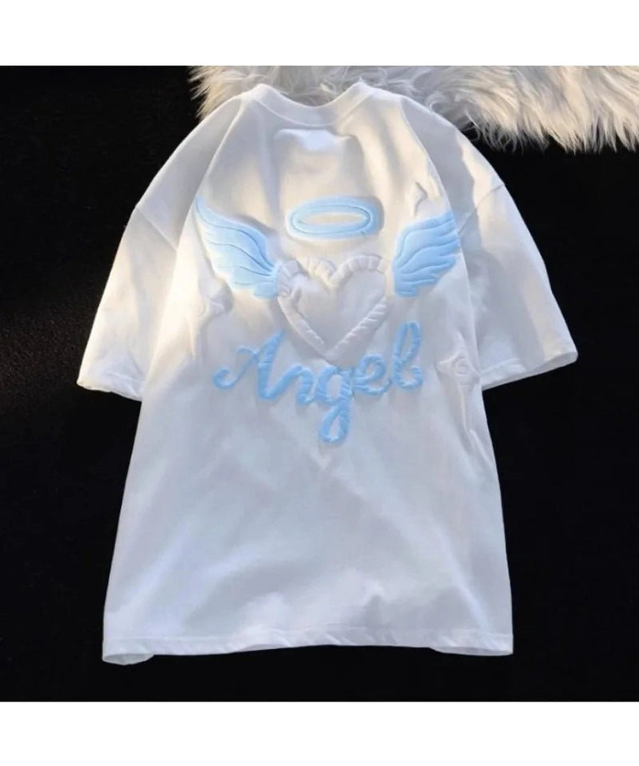 Angel Love Cotton T - shirt - T - shirts