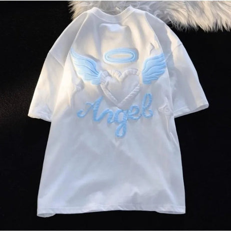 Angel Love Cotton T - shirt - T - shirts